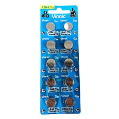 LR44 1.5V Alkaline Coin Cell Battery (10 Pack)