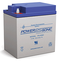 Power-Sonic PS-6580 6V 58AH SLA Battery