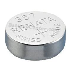 357 renata 1.55V 160mAh (100 pack) Silver Oxide Coin Cell Battery