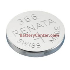 366 renata Silver Oxide Coin Cell Battery / 10 Pack