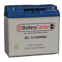 BC-12180A Alarm System Battery