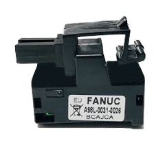 GE-FANUC A98L-0031-0026 / A02B-0309-K102 3 Volt 3-Pin Fixed Connector Type Lithium Cartridge Hard Case Battery