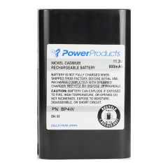 11.3 Volt 600 mAh NiCd Battery for many REGENCY and RELM Two Way Radios (Rechargeable) | BP4W (BC)
