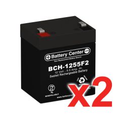 12v 5.5Ah SLA (sealed lead acid) High Rate Battery Set of Two