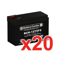 12v 7.5Ah SLA (sealed lead acid) High Rate Battery Set of Twenty