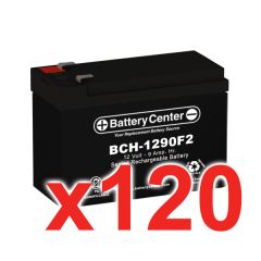 12V 9Ah SLA (sealed lead acid) High Rate Battery Set of 120
