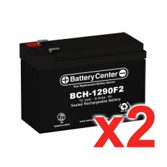 12v 9Ah SLA (sealed lead acid) High Rate Battery Set of Two