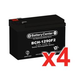12V 9Ah SLA (sealed lead acid) High Rate Battery Set of Four
