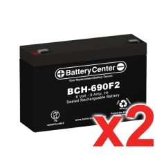 6v 9Ah High-Rate SLA (sealed lead acid) Battery Set of Two