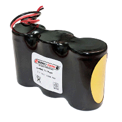 BCN5500-3DWP Nickel Cadmium Battery With Wire Leads No Connector