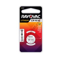 CR1616 Rayovac Lithium Consumer and Industrial Battery