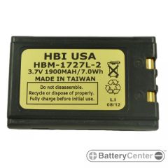 HBM-1727L-2 barcode scanner 3.7 volt 1900 mAh battery