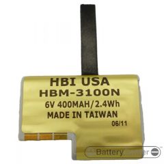 HBM-3100N barcode scanner 6 volt 400 mAh battery