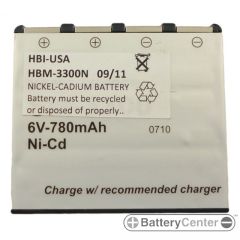 HBM-3300N barcode scanner 6 volt 700 mAh battery