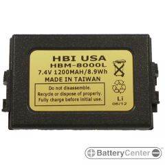 HBM-8000L barcode scanner 7.4 volt 1200 mAh battery