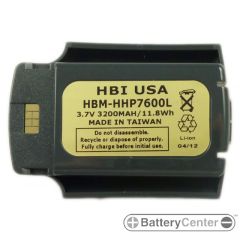 HBM-HHP7600L barcode scanner 3.7 volt 3200 mAh battery