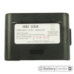 HBM-MX1 barcode scanner 6.0 volt 1650 mAh battery