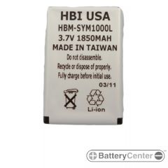 HBM-SYM1000L barcode scanner 3.7 volt 1850 mAh battery