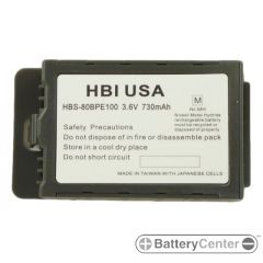 HBS-80BPE100 barcode scanner 3.6 volt 730 mAh battery