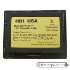HBS-80BPX100 barcode scanner 3.6 volt 730 mAh battery