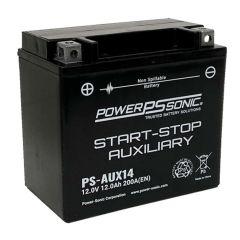 Power-Sonic PS-AUX14 12V 200 CCA Start-Stop Auxillary AGM Battery