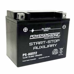 Power-Sonic PS-AUX12 12V 130 CCA Start-Stop Auxiliary AGM Battery