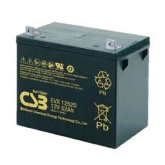CSB EVX12520 12V 52Ah High Cycle Battery (rechargeable)